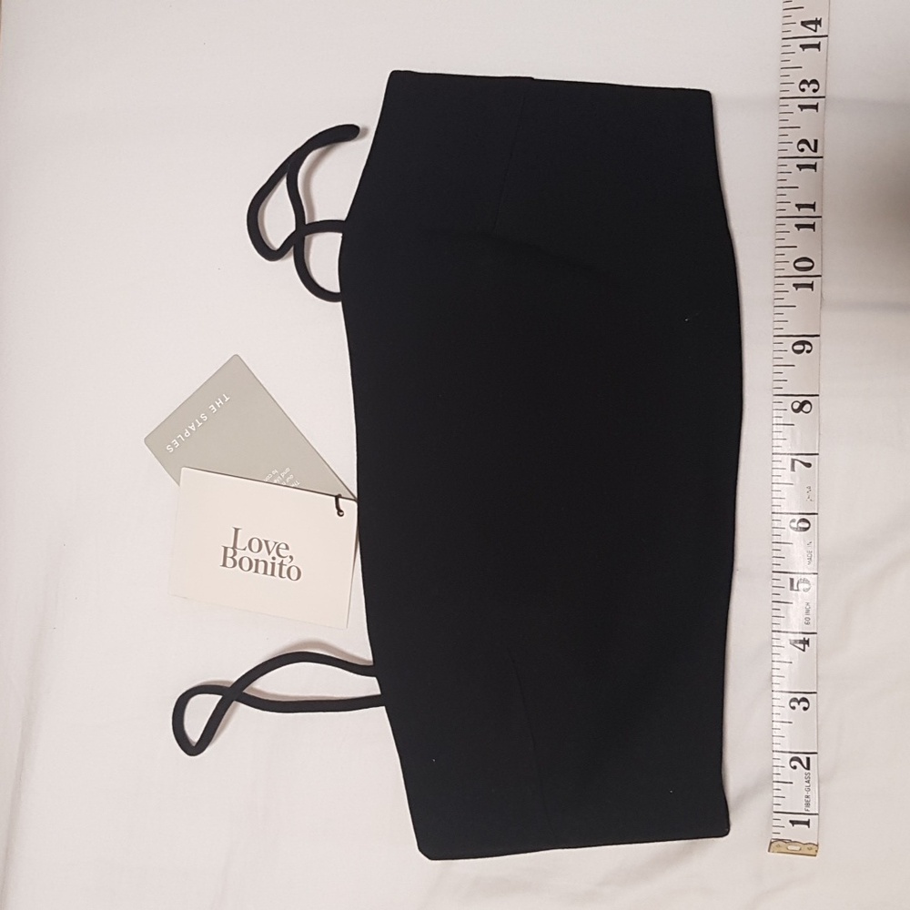 Love, Bonito black tube top NWT